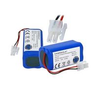 14.8V 3500mAh 14.4V 3200mAh Lithium Battery ，Compatible for Ilife， A4 A4s V7 A6 V7s Plus Robot Vacuum Cleaner ，Compatible for Ilife，4S1P Real Capacity(3400mAh)