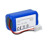14.8V 3500mAh 14.4V Lithium Battery,Compatible For ILIFE,A4 A4s V7 A6 V7s Plus Robot Vacuum Cleaner,Compatible For ILife,4S1P Real Capacity(3400mAh)