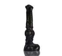 14,9" Horse Dildo Realistic Animal Dildos Huge Monster Horse Dildos with Strong Suction Cup Knot Dildo Anal Dildo G-Spot Prostate Massager for Male Female Adult Toys & Games