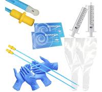 14" Alpha Dog Canine Artificial Insemination Kit Sheaths 2 AI kits L-XL Breeds Dog Breeding Kit