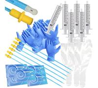 14" Alpha Dog Canine Artificial Insemination Kit Sheaths 6 AI kits L-XL Breeds Dog Breeding Kit