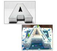 14” Alphabet Shape Cake Tin Mould Pan - Name The Cake - A to Z All Letters (A)