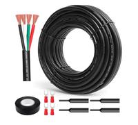 14 awg 4 Conductor Electrical Wire 4 Core Extension Cable 100feet UL2464 DC 5V/12V/24V/300V 14 Gauge Oxygen Free Stranded Tinned Copper Wire Low Voltage