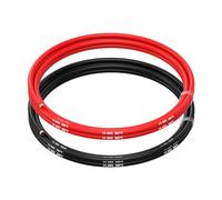 14 AWG Silicone Wire by MMOBIEL - 14 Gauge Tinned Copper Cable, 2 x 5ft (1.5m) 1 Red & 1 Black, Flexible High Temp Electrical Wire RC, Drones, 3D Printers, Battery, Speaker, LED, Marine & Automotive