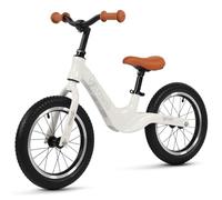 14" Balance Bike for Boys and Girls, Air Tires with Magnesium Alloy Frame, Lightweight No Pedal Kids' Bike for 3-6 Years Old, Training Bike with Adjustable Handlebar and Seat (White)