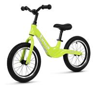 14" Balance Bike for Boys and Girls, Air Tires with Magnesium Alloy Frame, Lightweight No Pedal Kids' Bike for 3-6 Years Old, Training Bike with Adjustable Handlebar and Seat (Green)