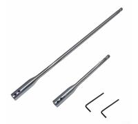 14 Bit Spade Drill Bit Extension Set, 4 Pieces Including 6 and 12 Inch Extensions with High Carbon Steel for Extended Reach and Secure Bit Retention (1 Set)