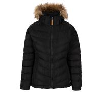 (14, Black / Black) Trespass Womens Padded Hooded Casual Jacket Nadina