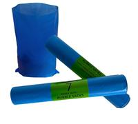 14 Blue Rubble Sacks Heavy Duty Extra Strong Rubble Bags. Large Builders Bags for Construction Debris, Garden Waste, Household waste. 40 Litre 30kg (Pack of 14)