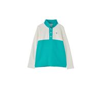 (14, Coconut Soft Teal) LightHouse Women's Heaven Sweatshirt - Ladies Popper Detail Cotton Top