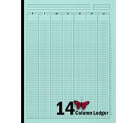14 Column Ledger Book: Accounting Fourteen Column Ledger Book, Account Book, Accounting Journal Entry Book, Bookkeeping Ledger For Small Business, 120, Size 8.5"X11"( Volume-6)