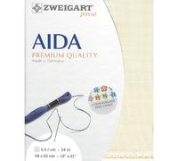 14 Count Aida Ivory 50x55cm (19.5x21.5 inches) - Fat Qtr