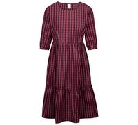 (14, Dark Cherry Check) Trespass Womens Dress with 3/4 Sleeve Lidia