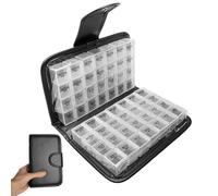 14 Day Pill Box Travel Organizer, Dose Medicine Tablet Storage Container Box, Daily Pill Vitamin Organizer, Tablet Wallet for Medication
