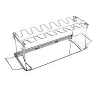 14 for Slot Stainless Steel Chicken Leg Grill Rack for BBQ Oven Outdoor Cooking Heavy Duty Poultry Roaster(Simple Bagged)
