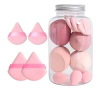 14 Foundation Sponges Set Beauty Makeup Sponges Makeup Blender Sponge Set Makeup Sponge And Powder Puff Set Beauty Soft Foundation Sponge Wet Dry Use Long Lasting For Women