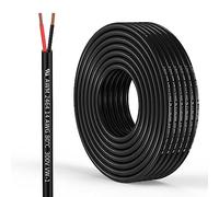 14 Gauge 2 Conductor Electrical Wire 14 AWG Wire Stranded PVC Cord Oxygen-Free Copper Cable 200FT/61M for Outdoor Lighting Automotive Battery Solar Panel (14/2AWG-200FT)