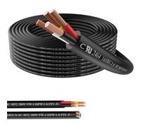 14 Gauge 4 Conductor Wire, 14AWG 2.0mm² Electrical Wire 32.8 FT PVC Sheathed Stranded low volTage Wire and Cable, 14/4 Tinned Copper Hookup Wire, Flexible Extension Cord UL listed