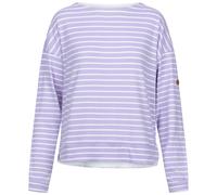 Trespass Women Casual Striped Marl Top Soothing - Yarn-Dyed Stripe on Marl Fabric, Soft Hand Feel, Both Sides Brushed, Side Hem Vents, Long Sleeves, Inner Jersey Facings
