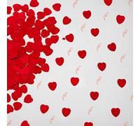 14 Gram Red Heart Shape Table Scatter Confetti Wedding Favour Anniversary Birthday Mother’s Day Party Decorations 10mm SHATCHI