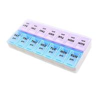 14 Grids 7 Days Weekly Pill Case Pill Organizer Vitamins Splitters Container Jewelry Storage Box