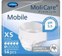 1x MoliCare Incontinence Pants Mobile 6 - XSmall - Pack of 14 - 1699ml