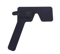 14 Holes Eye Occluder for Eye Exams Wearable for Ophthalmologists Orthoptists Optometrists Easy to Operate Black/White Test Eyesight Optometric Parts
