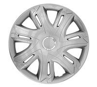 14" Hub Caps Wheel Covers Trims Set of 4 Weather Resistant Universal ABS Silver