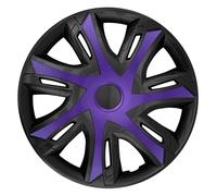14" Hubcaps Set Universal Wheel Covers Purple 14 in 4 PCS Weather Resistant ABS