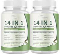 14 In 1 Advanced Eye Formula - With Lutein, Zeaxanthin,Vision & Focus Support,（2Pcs）