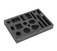 14-in-1 Graphite Ingot Mould, High Temperature Alloy Casting Mold for Metal Melting & Refining DIY Jewelry Making Supply