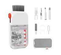 14 in 1 Keyboard Cleaning Kit, Q14 Multifunctional PC Laptop Cleaner Kit with Keycap Puller & Mobile Phone Holder, Electronic Cleaning Kit for AirPods, Camera, Computer, Smartphone & Tablet
