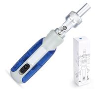 14-in-1 Ratchet Screwdriver Set with 180° Adjustable Head, Three-Speed Ratchet, Alloy Steel Bits, Compact Manual Maintenance Tool (Blue)