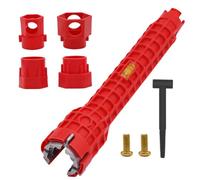14 in 1 Sink Multi-Water Pipe Wrench, Faucet & Sink Tap Spanner Multi-Function Basin Wrench, Tap Spanner for Tight Space for Toilet Bowl Sink Bathroom Kitchen