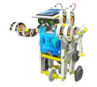 14 in 1 Solar Robot Kit Construct & Create Silver One Size