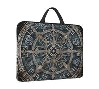 14 in Laptop Sleeve Bag Shockproof Laptop Case Helm of Awe Computer Carrying Cover Briefcase with Handle