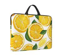14 in Laptop Sleeve Bag Shockproof Laptop Case Lemon Fruit Pattern Computer Carrying Cover Briefcase with Handle