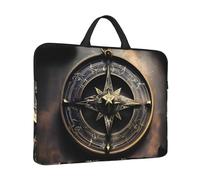 14 in Laptop Sleeve Bag Shockproof Laptop Case Magical Design Norse Runes Compass Computer Carrying Cover Briefcase with Handle