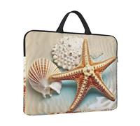 14 in Laptop Sleeve Bag Shockproof Laptop Case Sea Shell Starfish Computer Carrying Cover Briefcase with Handle