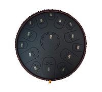 14-inch 15-note Steel Tongue Drum D Key, Percussion Instrument Psychotherapy, With Adult Travel Bag, For Children’s Gifts (Color : B)