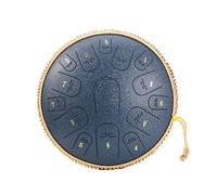 14 Inch 15 Notes Steel Tongue Drum Kit Tune C Empty Spirit Drum Percussion Hand Pan Drum Musical Instruments Dropshipping(Blue)