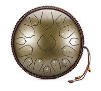 14 Inch 15 Notes Steel Tongue Drum Kit Tune D Empty Spirit Drum Percussion Hand Pan Drum Musical Instruments