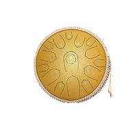14-inch 15-Tone Steel Tongue Drum T and C Percussion Hand Drum with Thickened Drum Bag and Mallet Instrument
