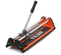14 inch 350mm Manual Tile Cutter, Tungsten Carbide Cutting Wheel, Heavy Duty Aluminium Alloy Base, Precise Ceramic Porcelain Floor Wall Tile Cutting Tool for Home DIY and Professional Use