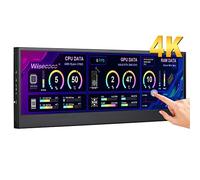 14 Inch 4K UHD IPS 3840 x 1100 Stretched Touch Screen for Laptop PC Speed Temperature Windows Aida64 CPU GPU HDMI Music Secondary Monitor Media Timeline Edition