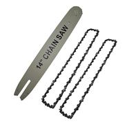 14 Inch Chain Saw Guide Bar+2 Chains 3/8 LP for STIHL 018 MS180 MS170 MS250 Replace Woodworking Garden Tool
