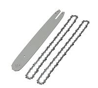 14 Inch Chain Saw Guide Bar with 2Pcs Chains for 017 MS170 MS171 MS170/MS180/MS230/MS250 All Types Steel