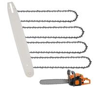 14 Inch Chainsaw Bar & Chain Combo - 3/8" LP Pitch, .050" Gauge, 52 Drive Links Fits Ryobi RY3714, Echo CS-310, Oregon S52 27856& More (4 Chains+ 1 Bar)