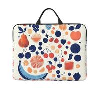 14 inch Colorful Abstract Fruit Pattern Print Laptop Sleeve Bag, Water-Resistant Computer Carrying Case for Men & Women