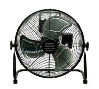 14 Inch Cordless Floor Fan Powered by 18V 20V for battery, Brushless Motor High for velocity Blower with 4 Speeds and Tilt Head for Home Garden Construction(for DCB200)